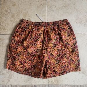 Winners Vtg Floral Patterned Men's Swim Trunks